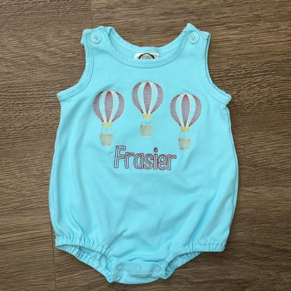 Monogrammed Onsie Bubbles for FRASIER - Picture 3 of 11